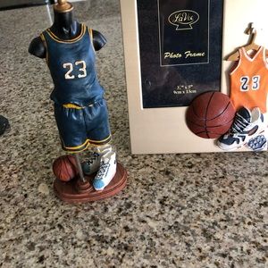 Basketball Frame and Statue